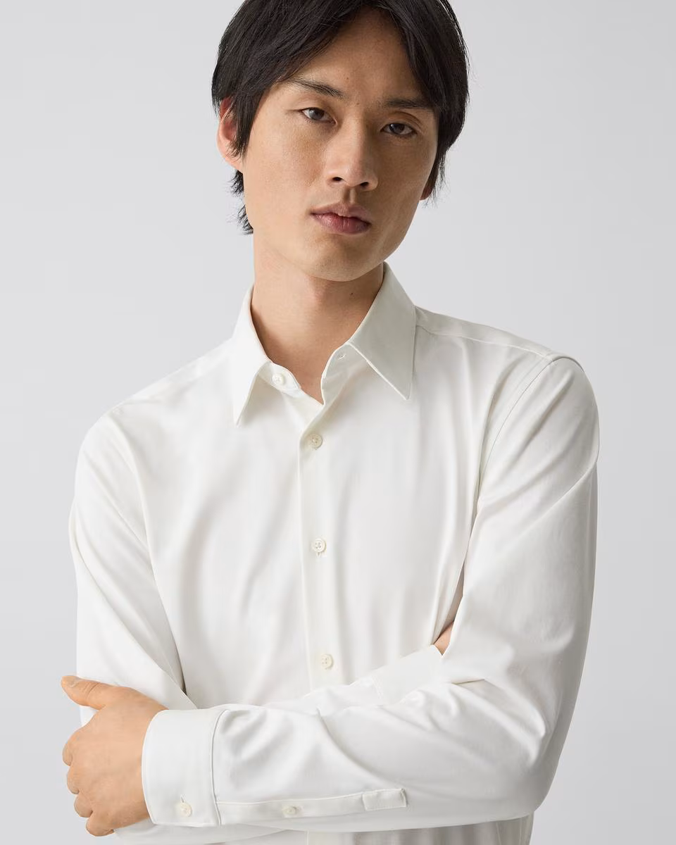 Sylvain Shirt in Structure Knit