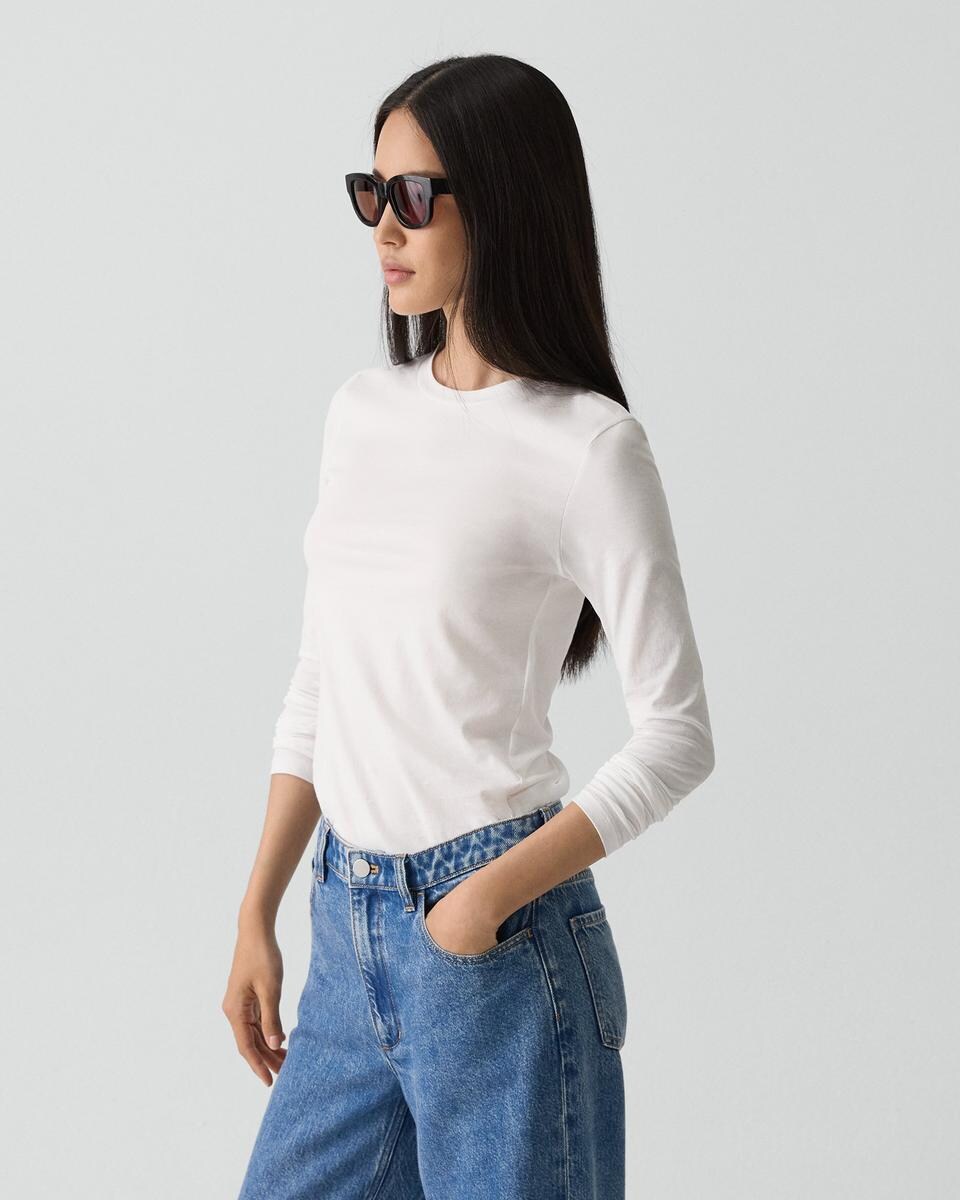 Tiny Long-Sleeve Tee in Organic Cotton