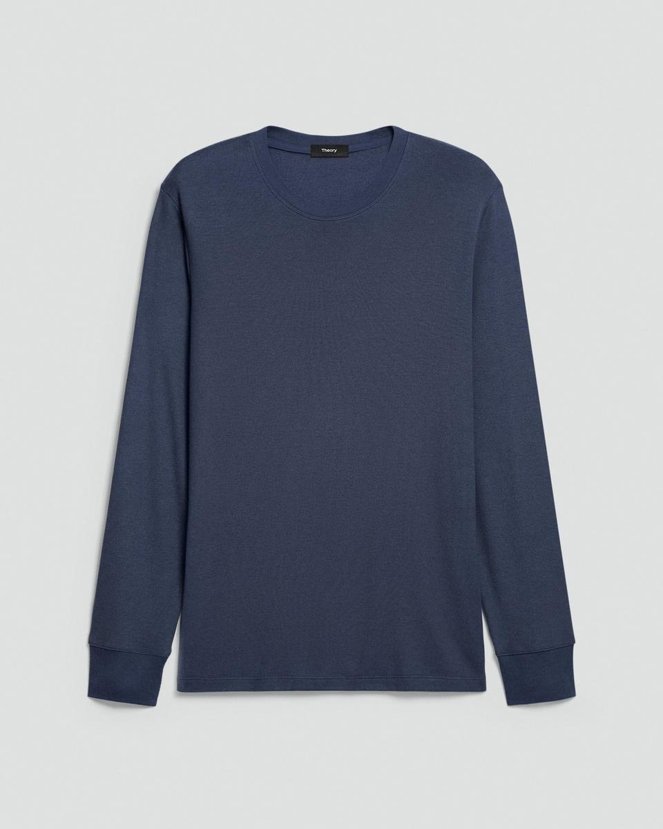 Essential Long-Sleeve Tee in Anemone Modal Jersey