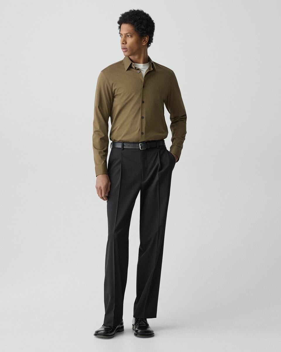 Sylvain Shirt in Structure Knit