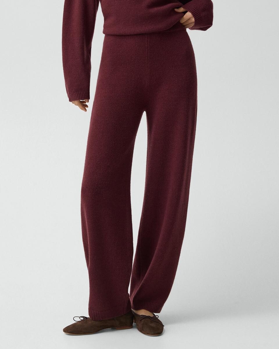 Pull-On Pant in Felted Wool Cashmere