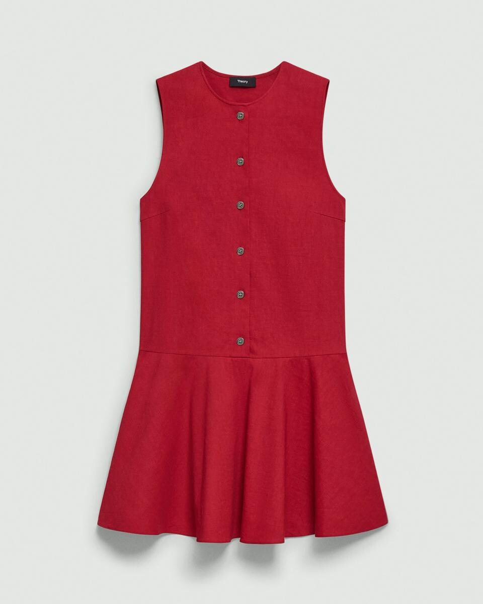 Sleeveless Mini Dress in Good Linen