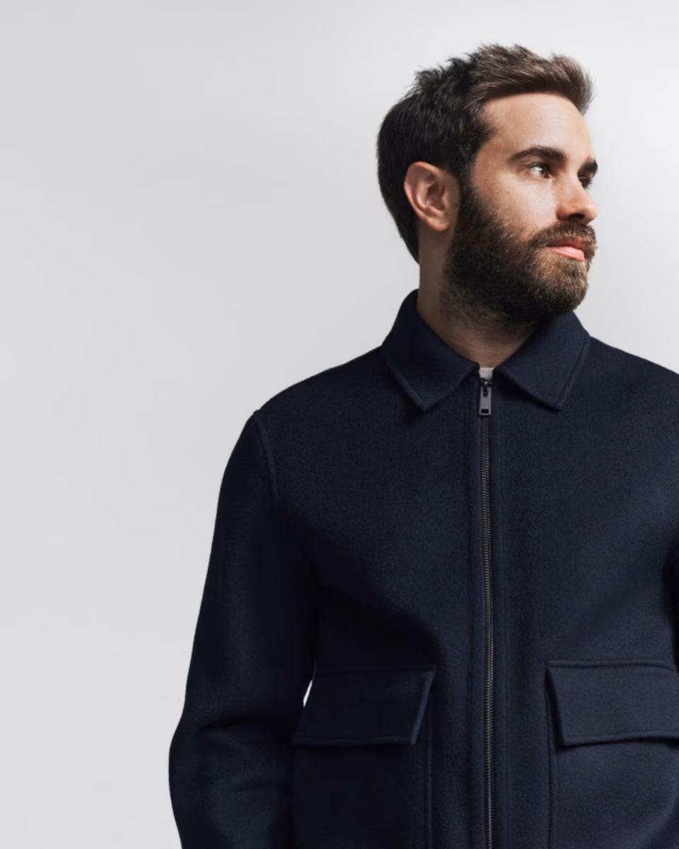 Sean Jacket in Double-Face Wool-Cashmere