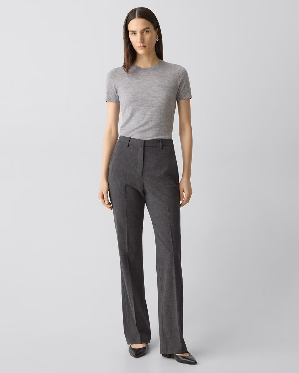 Flared Pant, 34'' in Good Wool