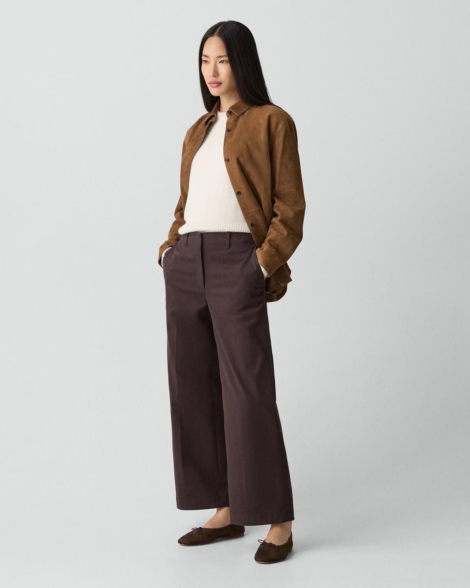 Classic Straight Pant in Brushed Chino