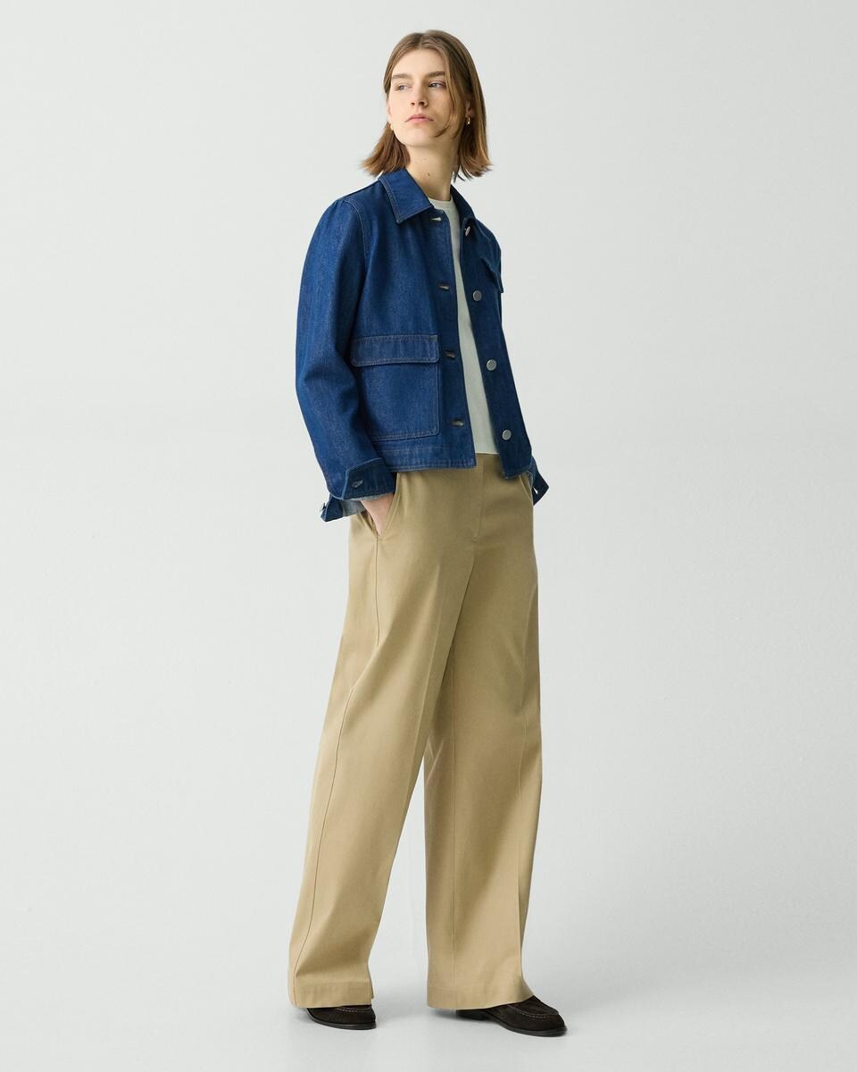 Relaxed Pant in Cotton Chino