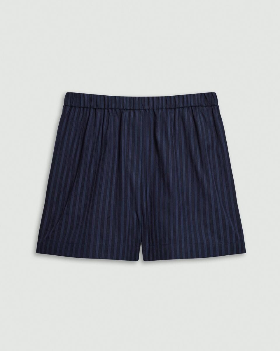 Boxer Short in Linear Cotton