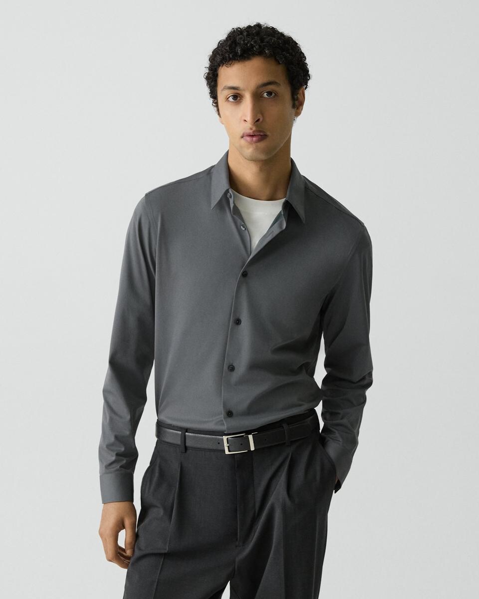 Sylvain Shirt in Structure Knit