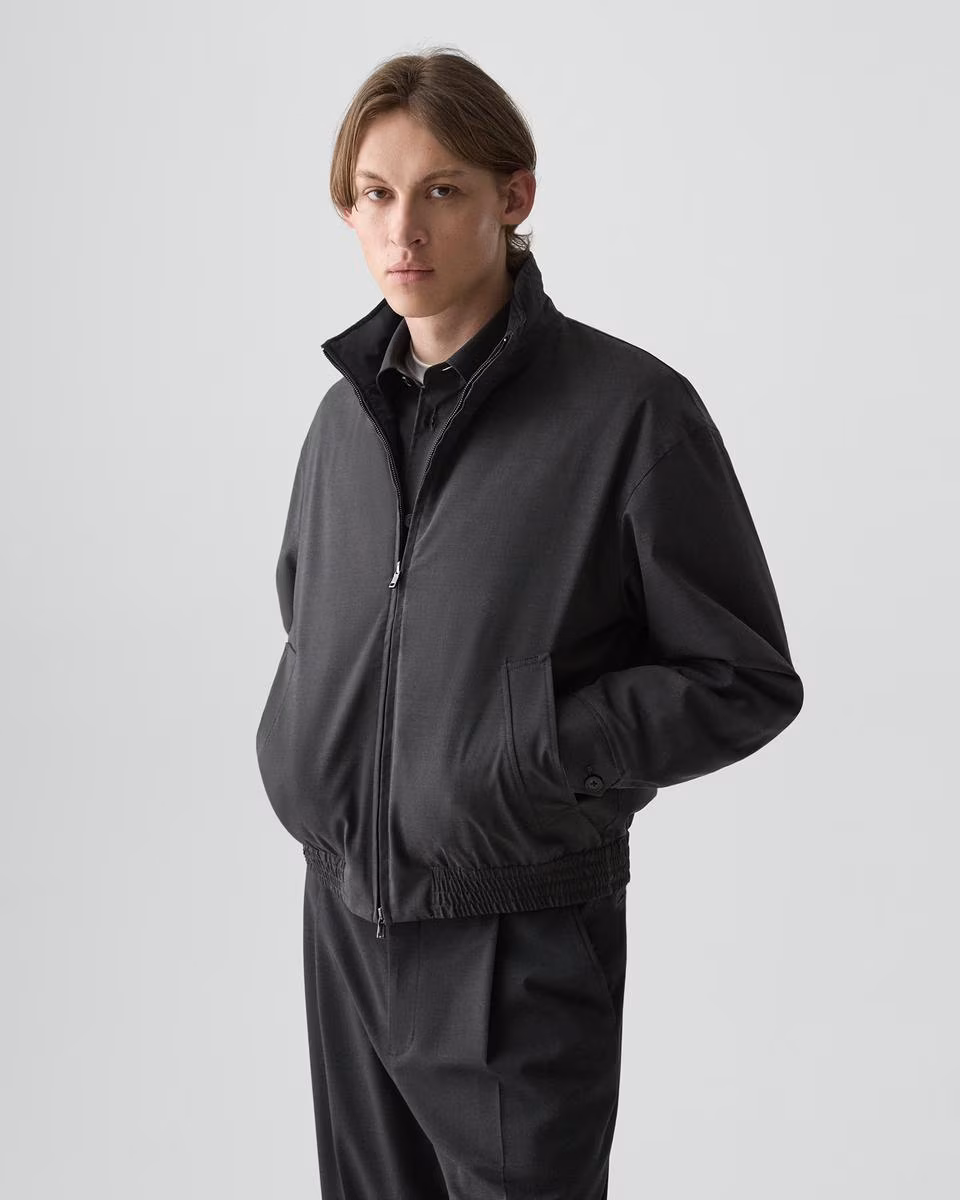 Reversible Jacket in Motion Wool