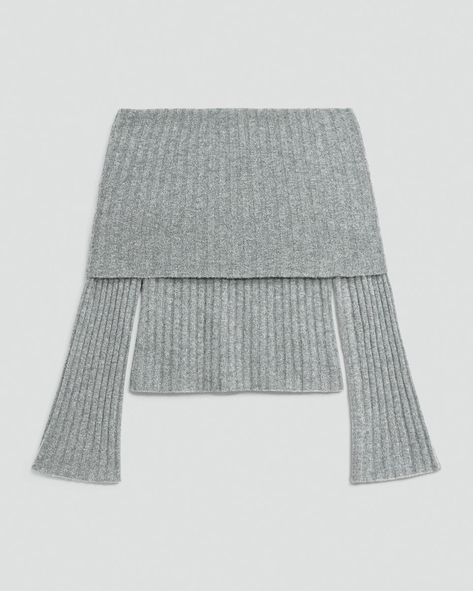 Bell Sleeve Sweater in Astor Wool