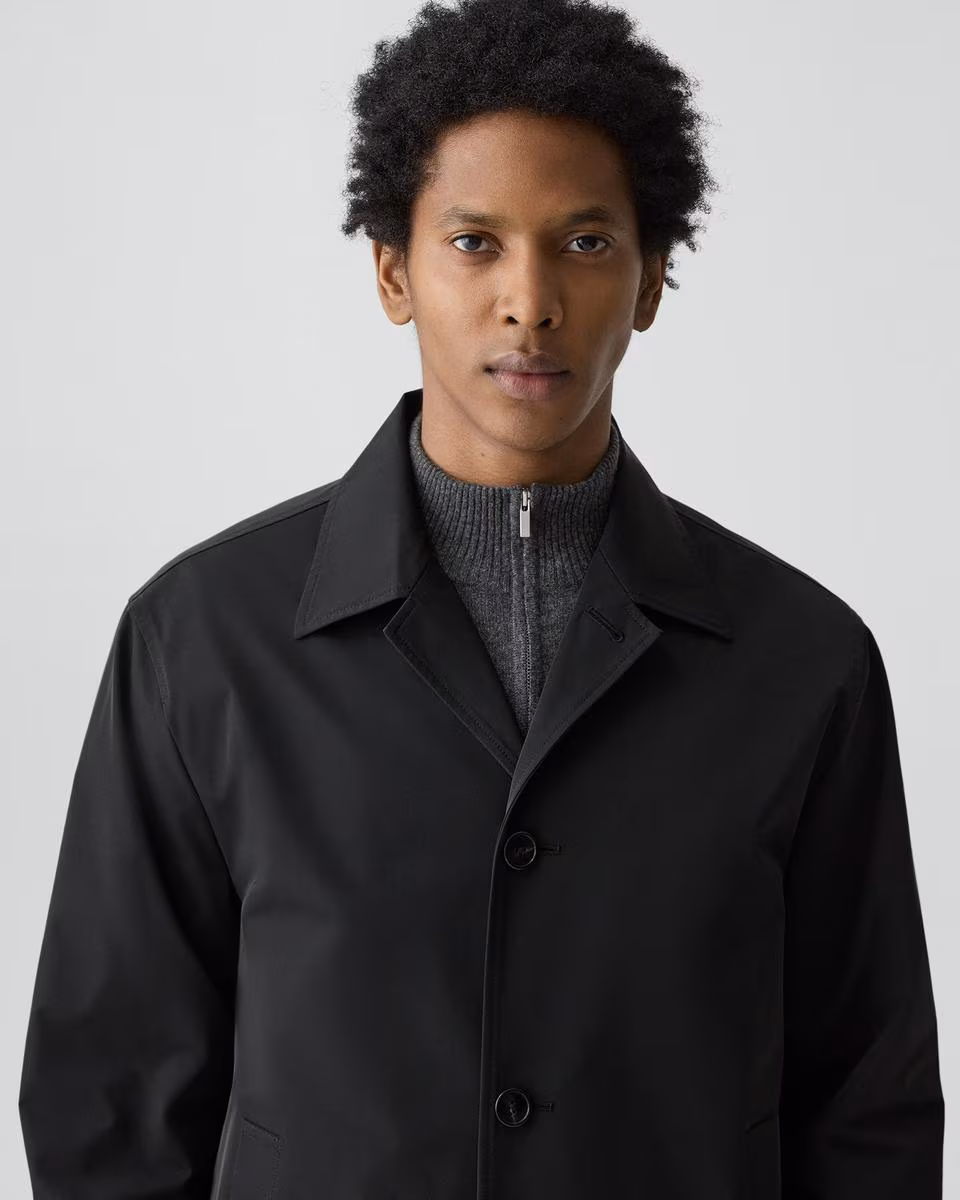 Shirt Collar Jacket in Foundation Twill