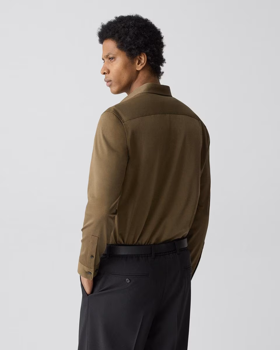 Sylvain Shirt in Structure Knit