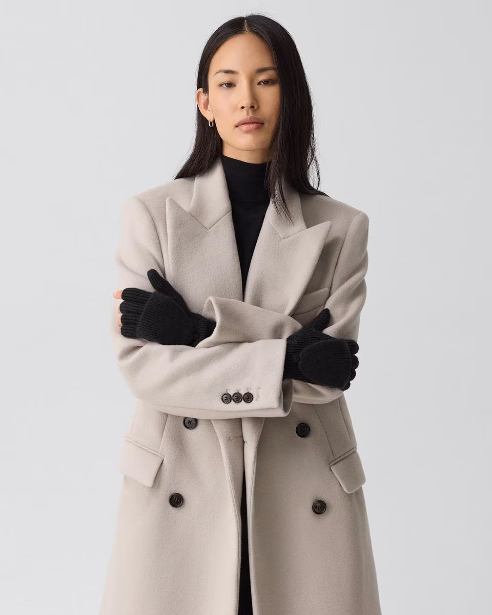 Fold-Back Gloves in Cashmere