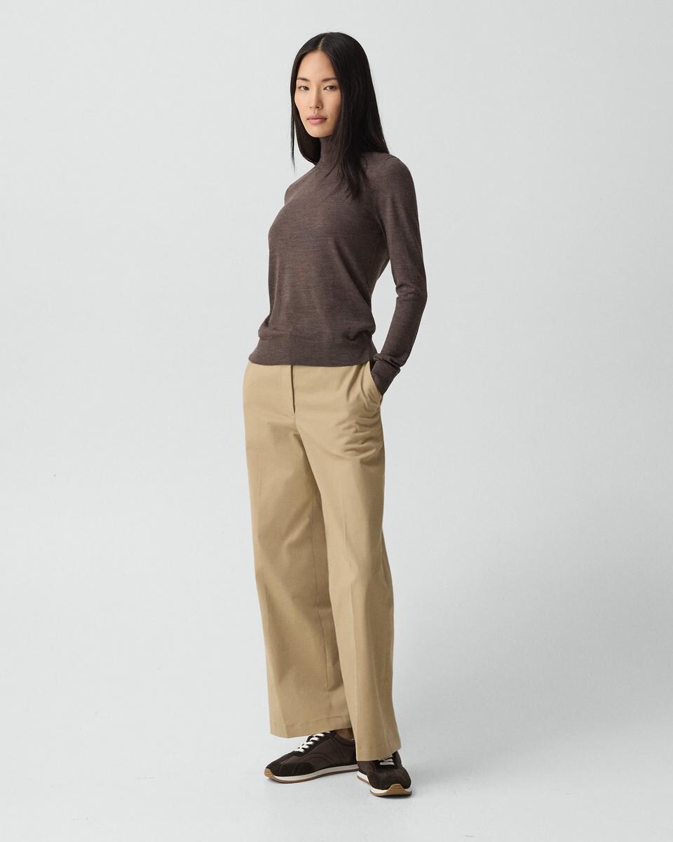 Turtleneck Sweater in Regal Wool