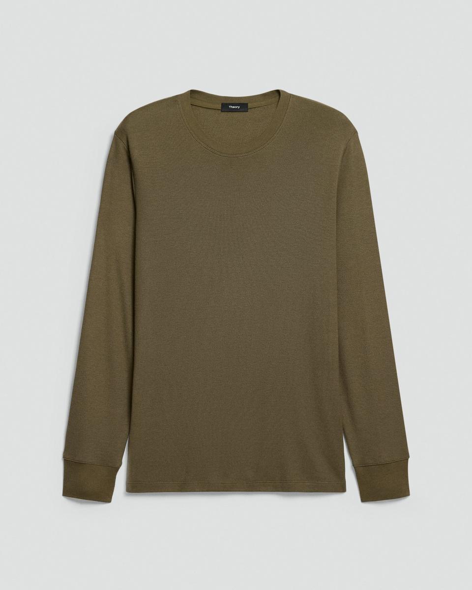 Essential Long-Sleeve Tee in Anemone Modal Jersey