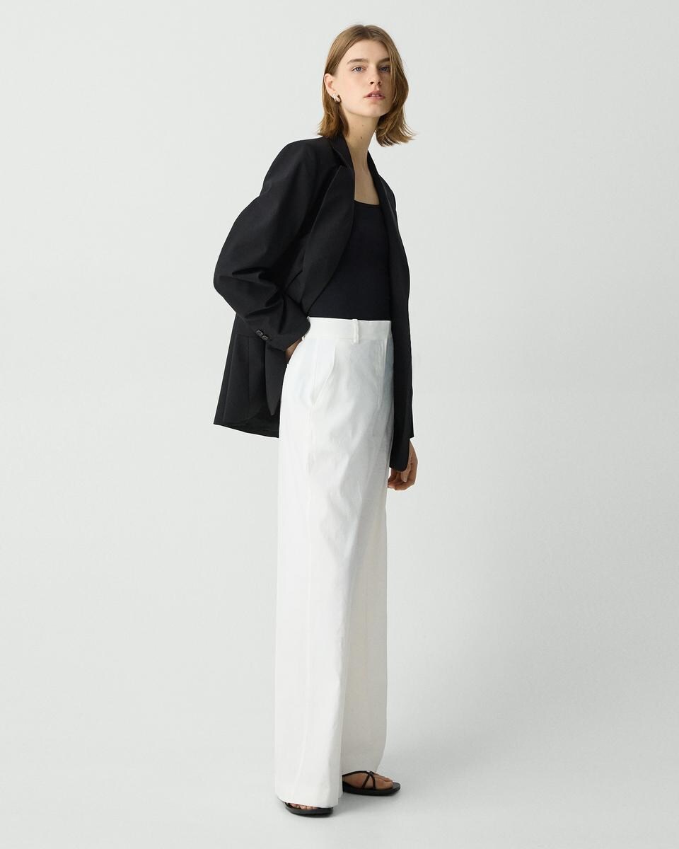 High-Waist Wide-Leg Pant in Good Linen