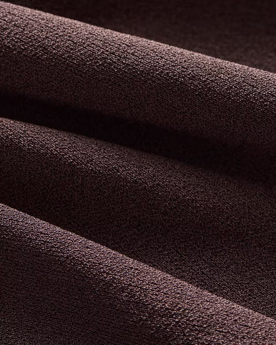 Twist Neck Dress in Crepe Jersey