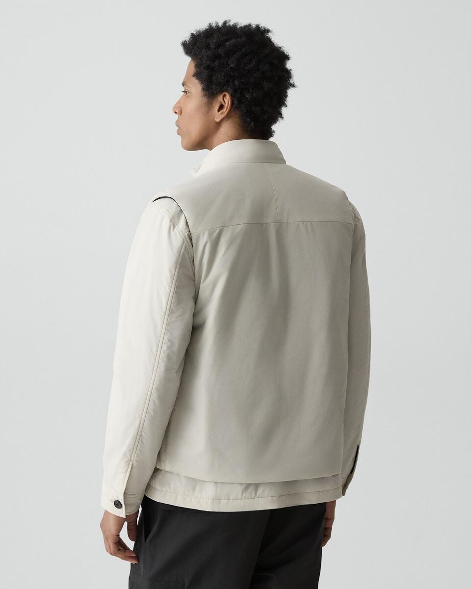 Zip-Up Vest in Motion Nylon