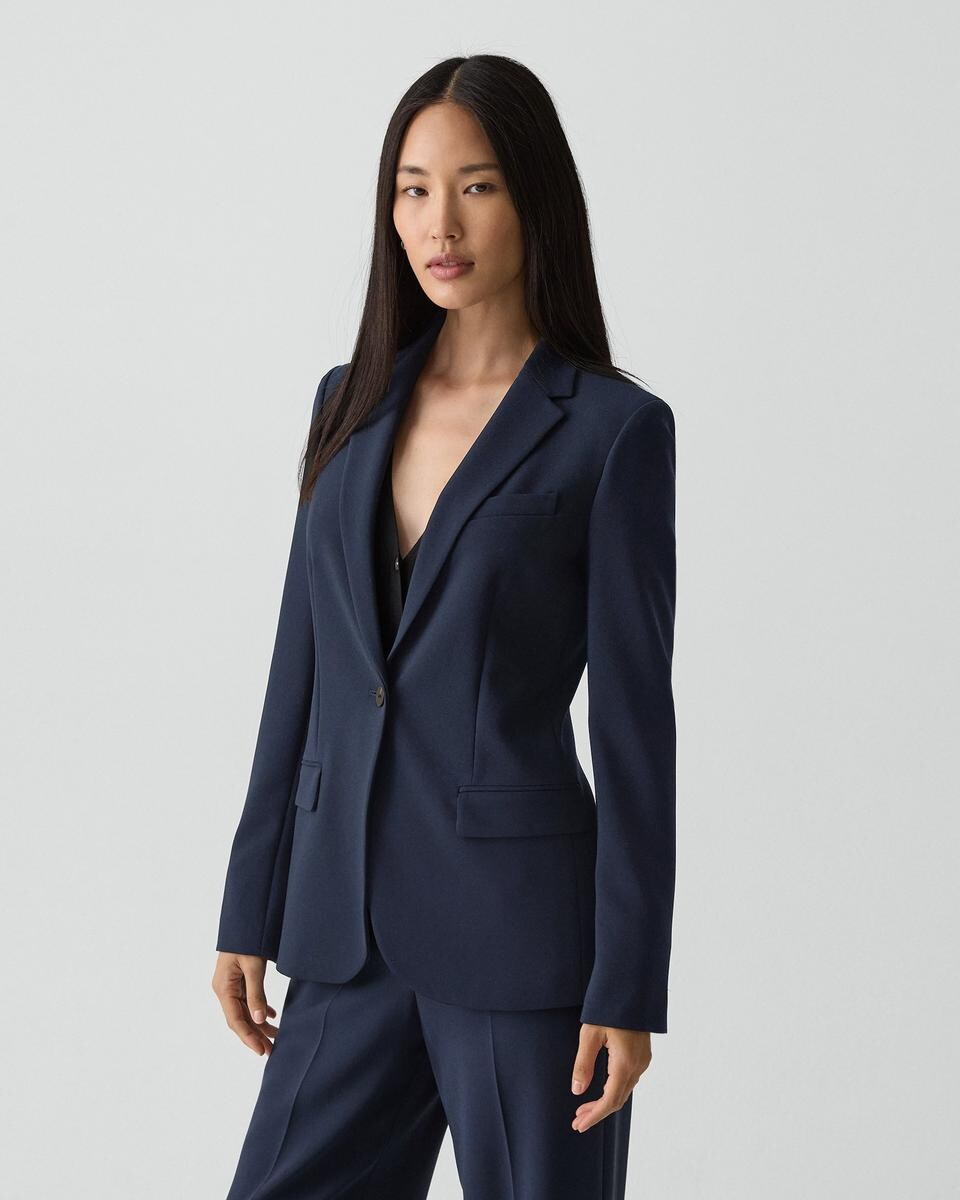 Staple Blazer in Admiral Crepe
