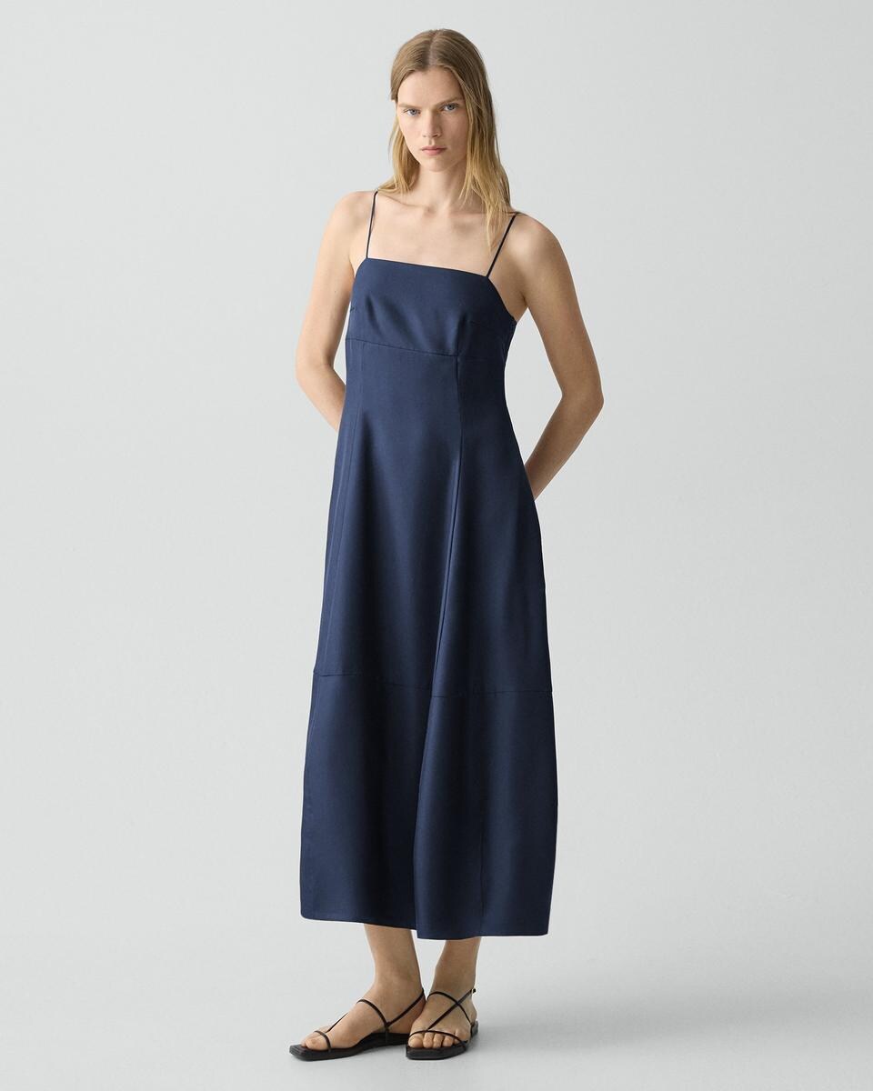 Parachute Dress in Mod Silk Twill