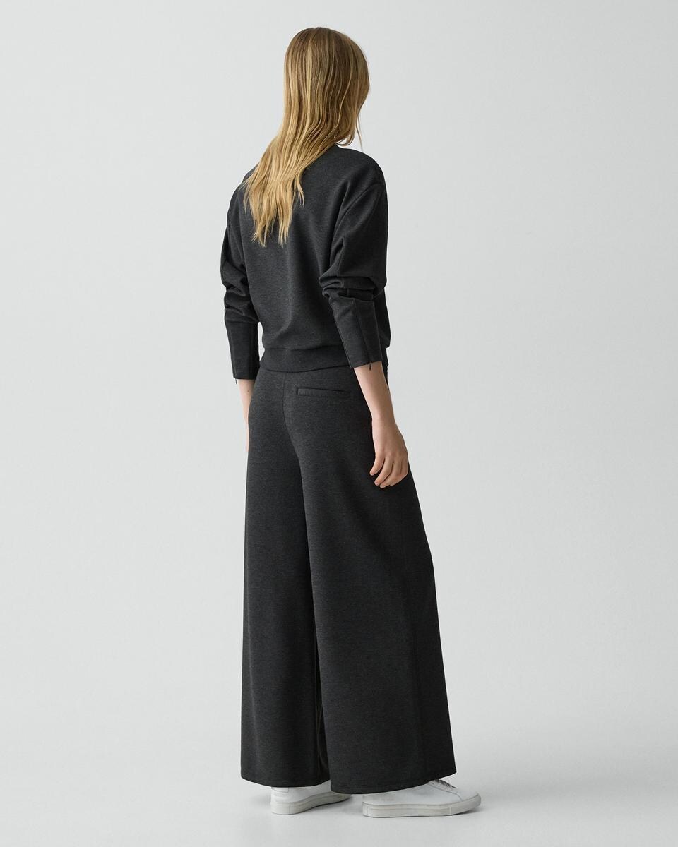 A-Line Pull-On Pant in Double Knit Jersey