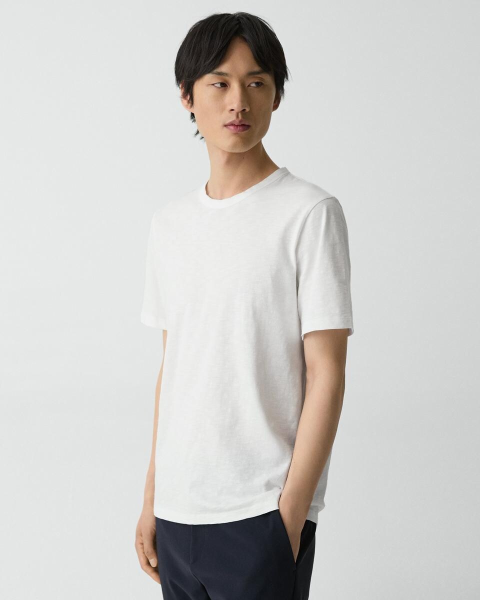 Essential Tee in Cosmos Slub Cotton