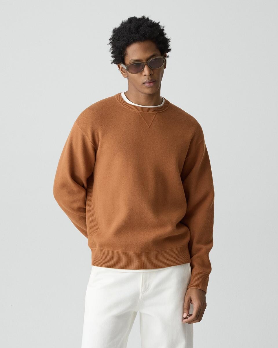 Crewneck Sweatshirt in Wool Bilen