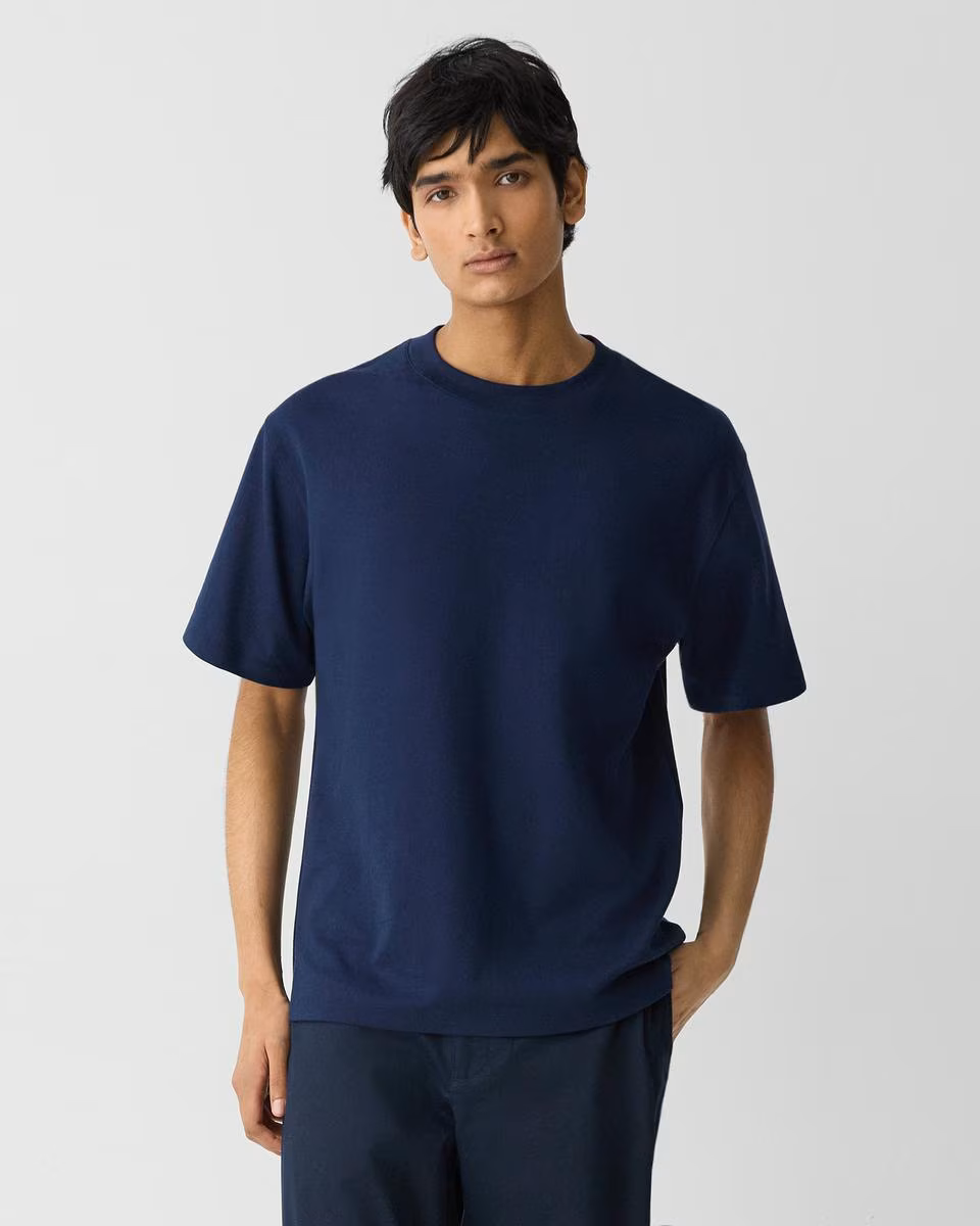 Relaxed Tee in Cotton Jersey