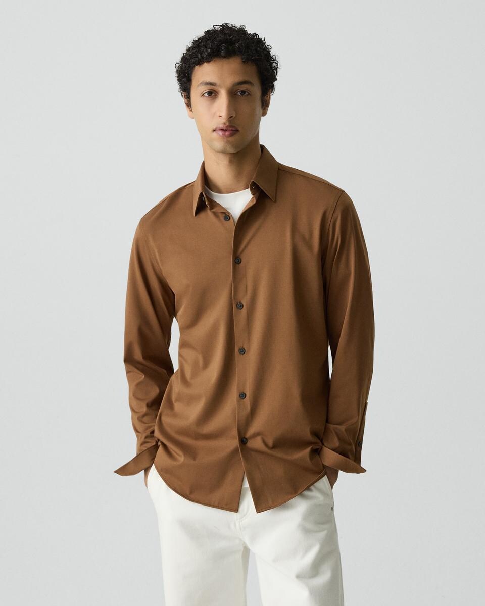 Sylvain Shirt in Structure Knit
