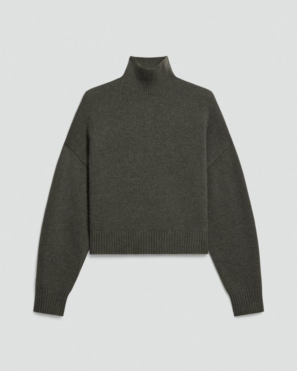 Cropped Turtleneck in Cashmere