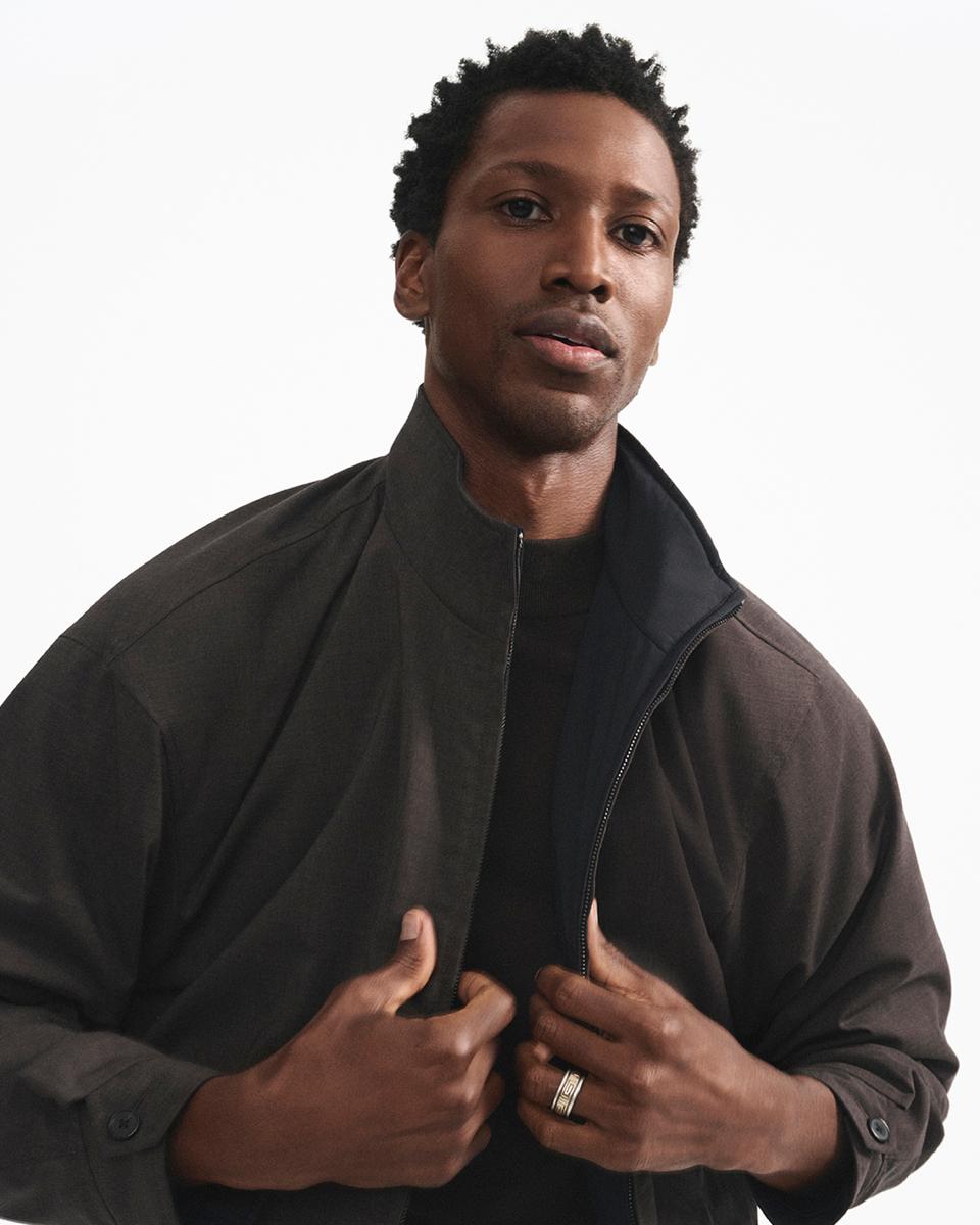 Reversible Jacket in Motion Wool