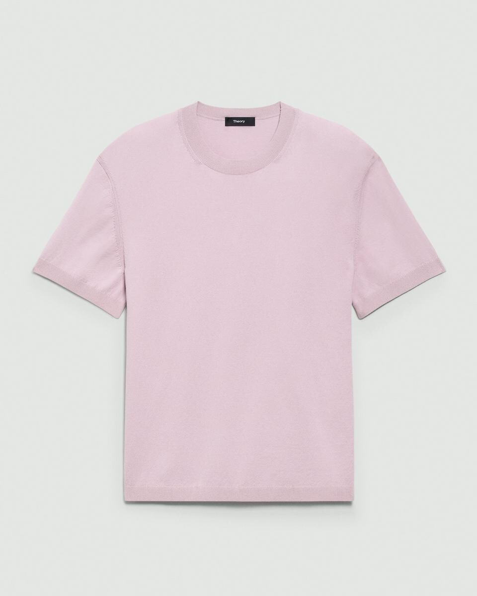 Relaxed Crewneck Tee in Cotton Light Twist