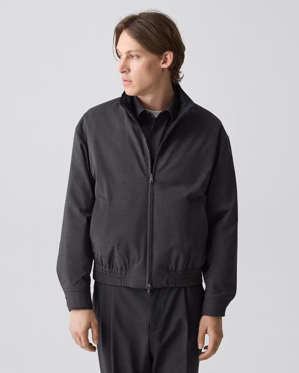 Reversible Jacket in Motion Wool