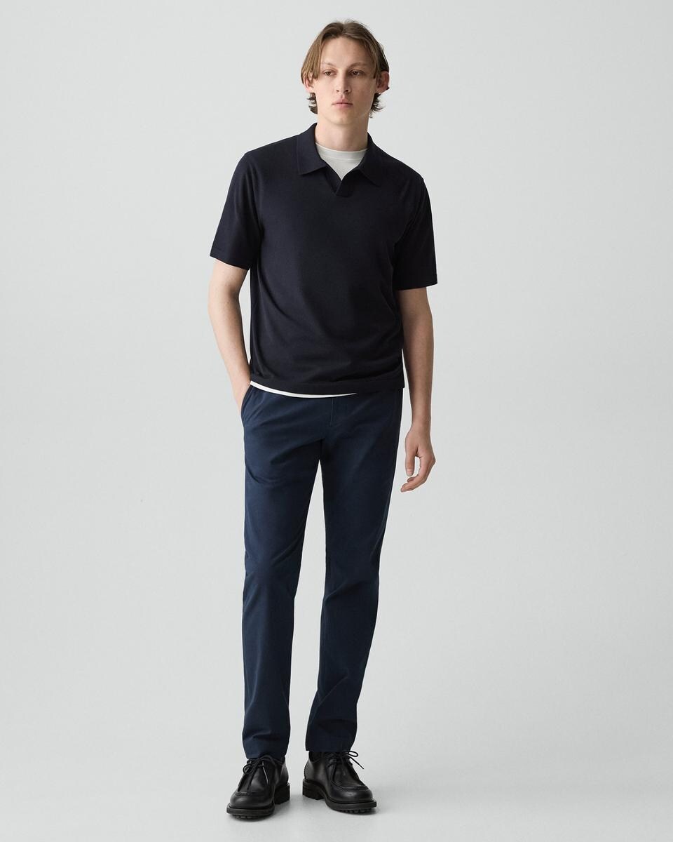Relaxed Polo Shirt in Regal Wool