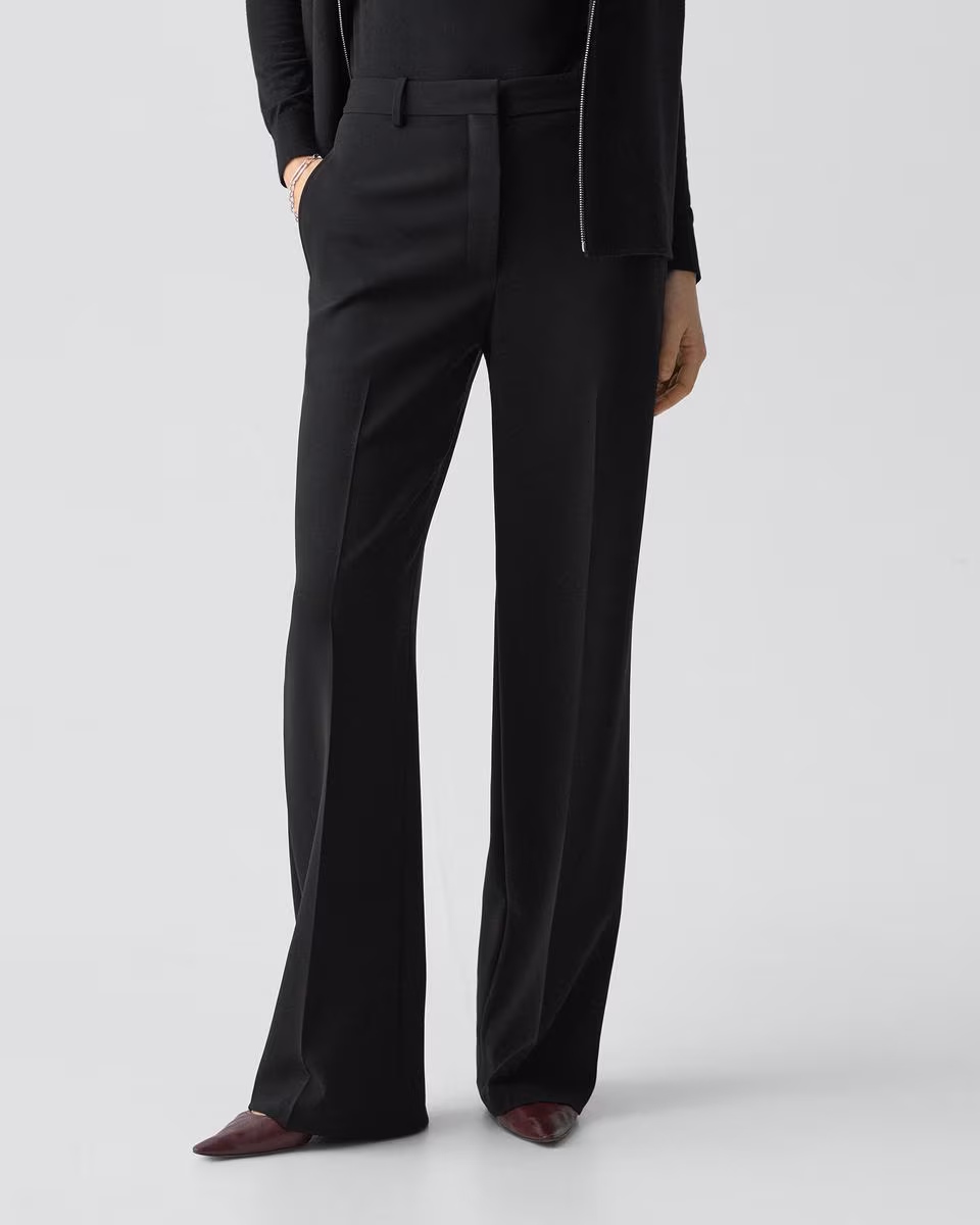 Straight Pant, 29'' in Admiral Crepe