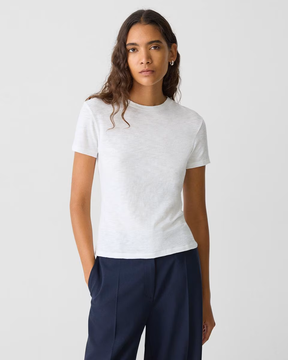 Tiny Tee in Organic Slub Cotton