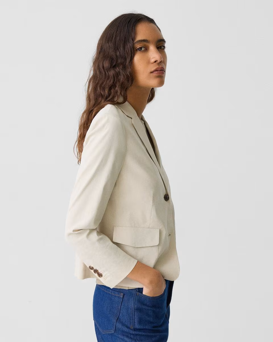Shrunken Blazer in Good Linen