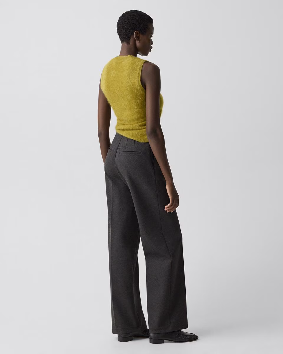 Classic Straight Pant in Knit Ponte