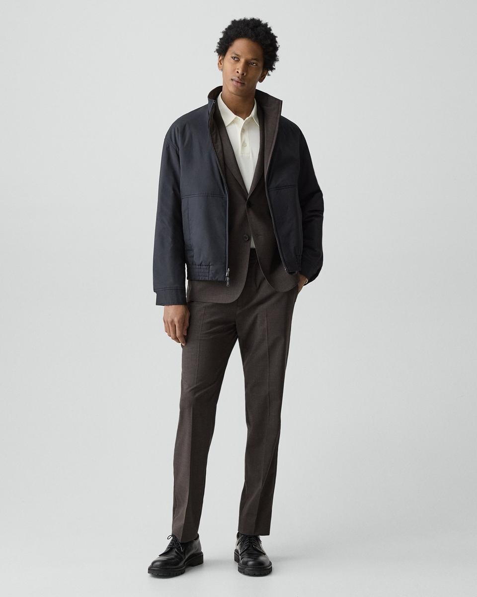 Reversible Jacket in Motion Wool