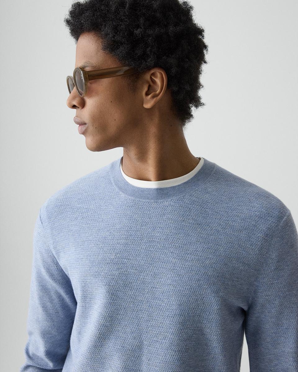 Riland Crewneck Sweater in Light Bilen