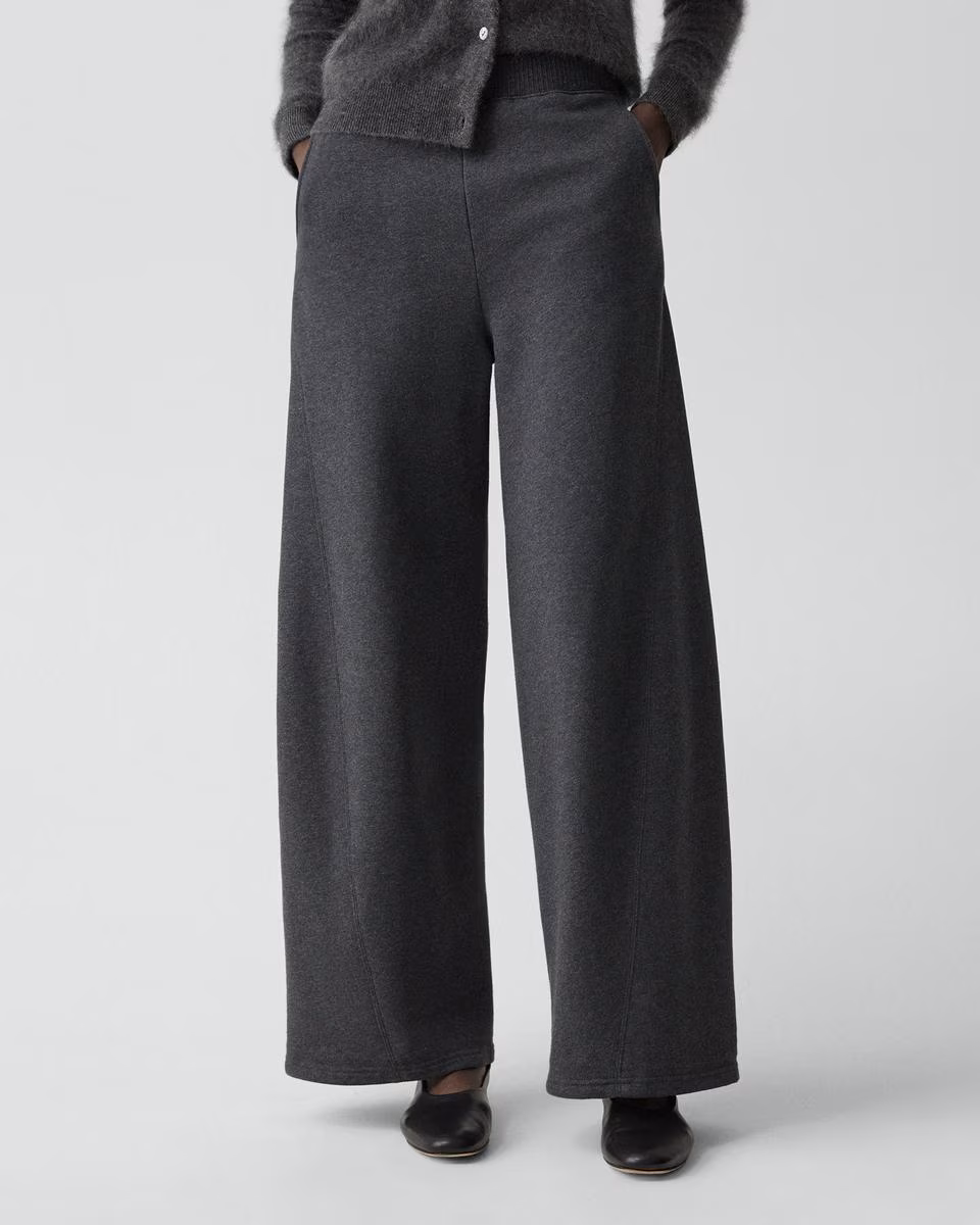 Curved Pull-On Pant in Lounge Terry