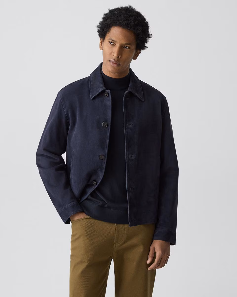 Amos Jacket in Suede