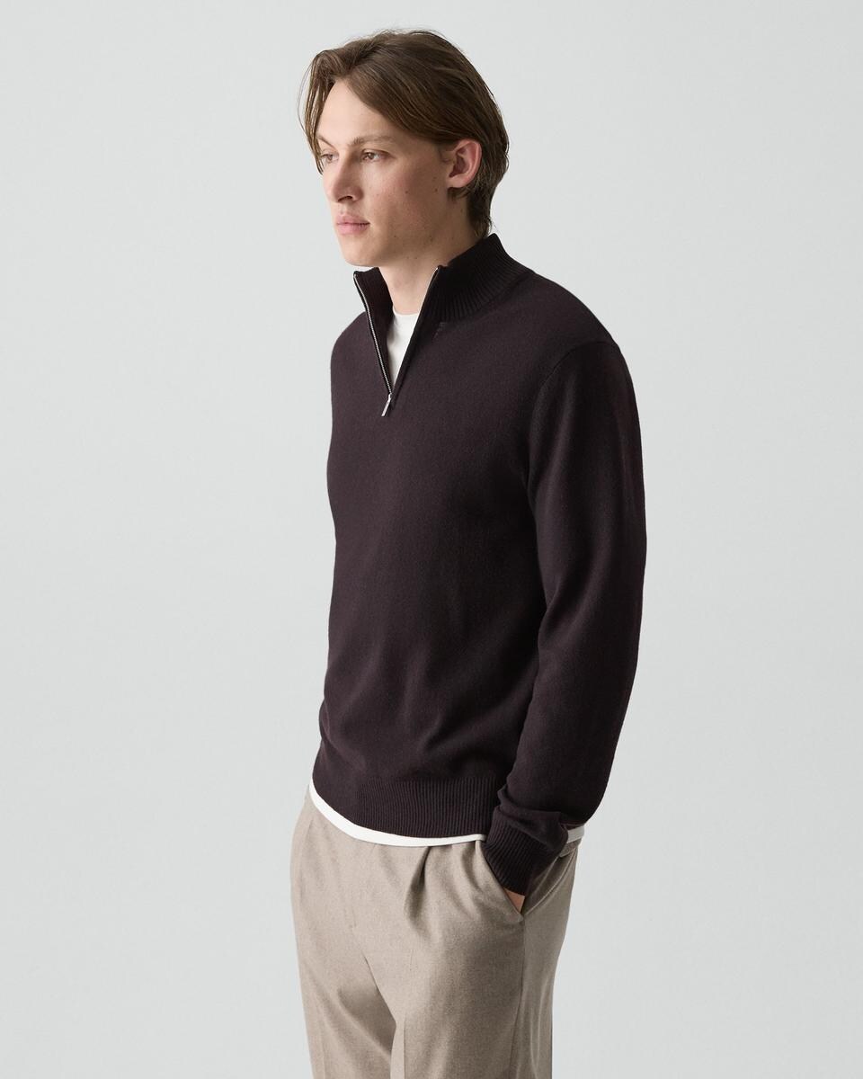 Hilles Quarter-Zip Sweater in Cashmere