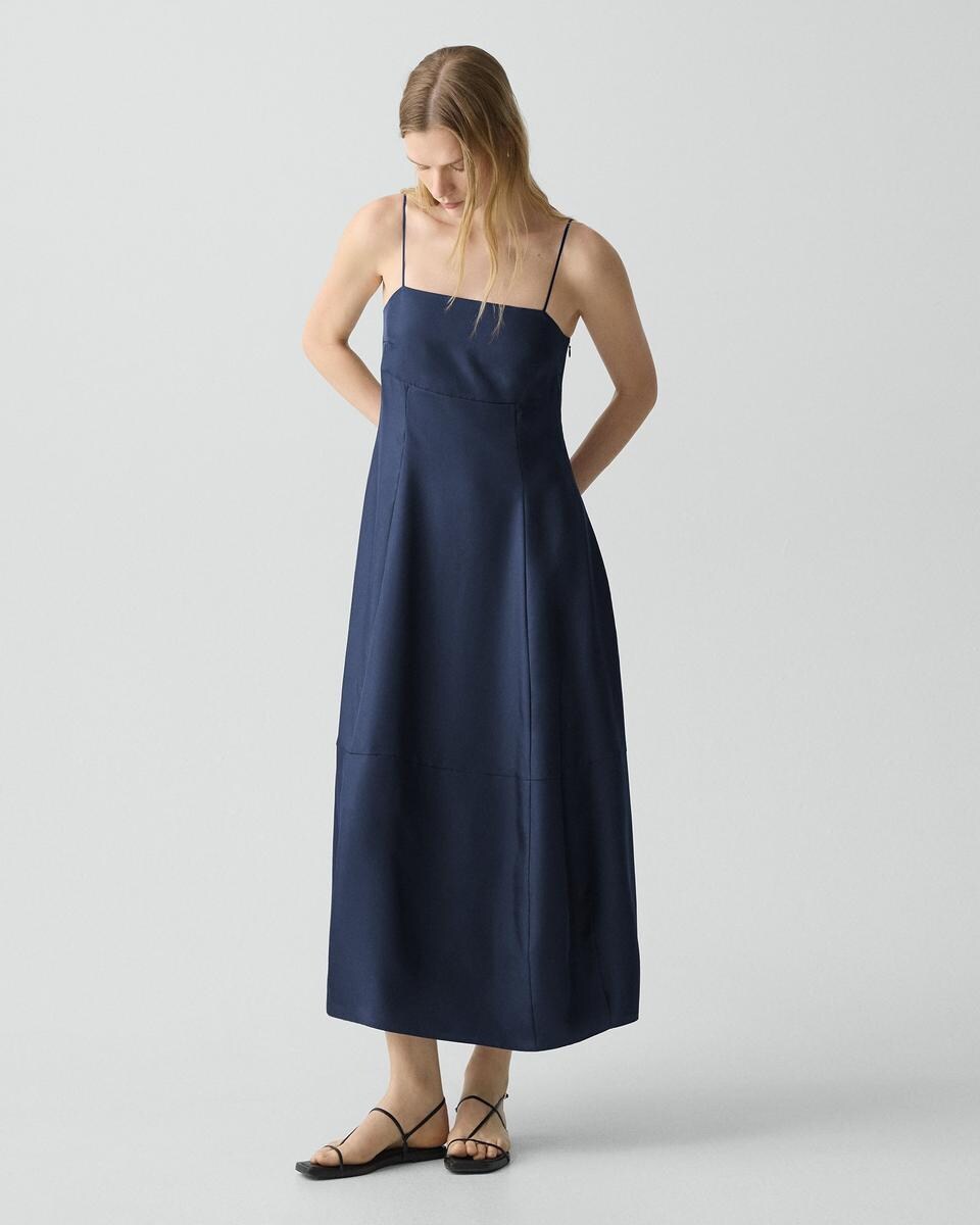 Parachute Dress in Mod Silk Twill