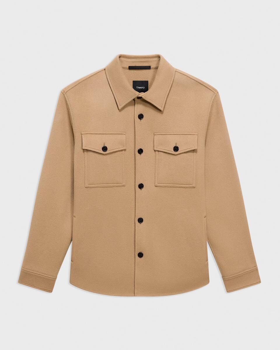 Shirt Jacket in Double-Face Wool-Cashmere
