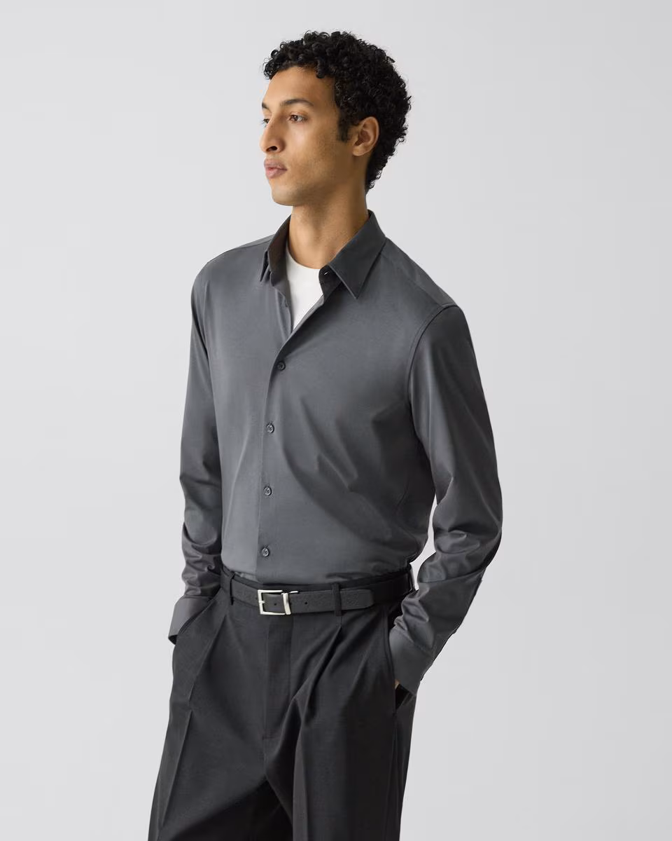 Sylvain Shirt in Structure Knit