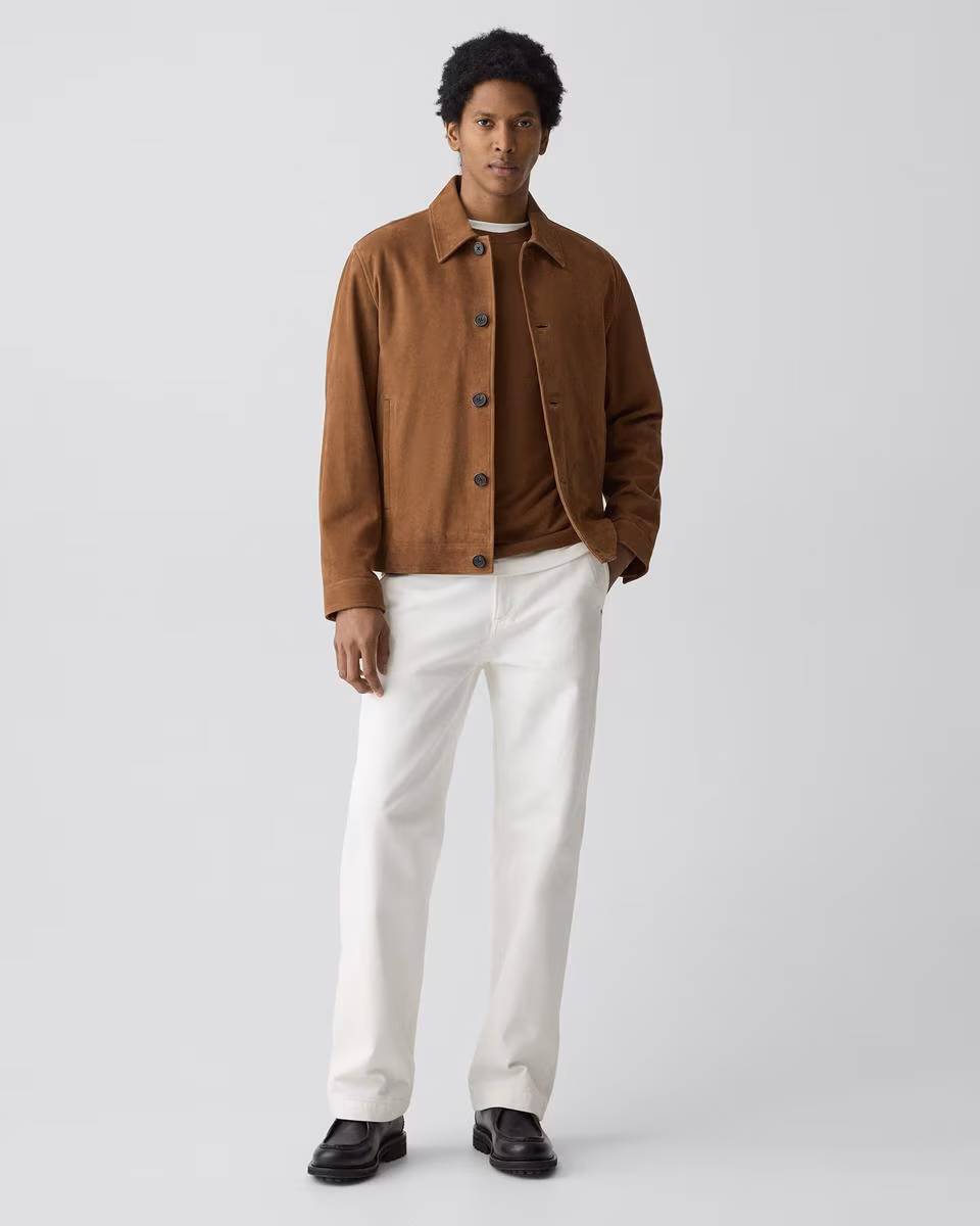 Amos Jacket in Suede