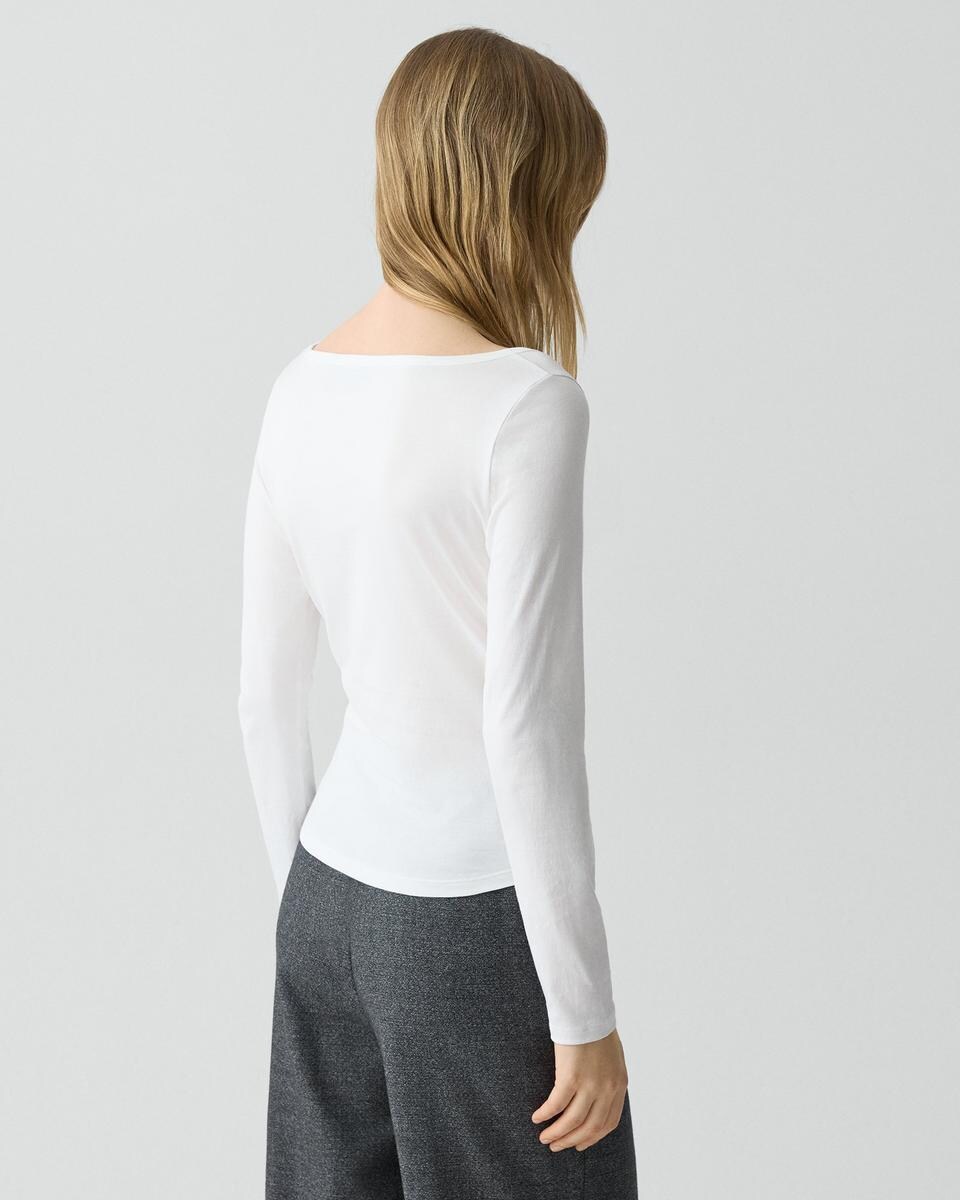Square Neck Tee in Certified Organic Cotton