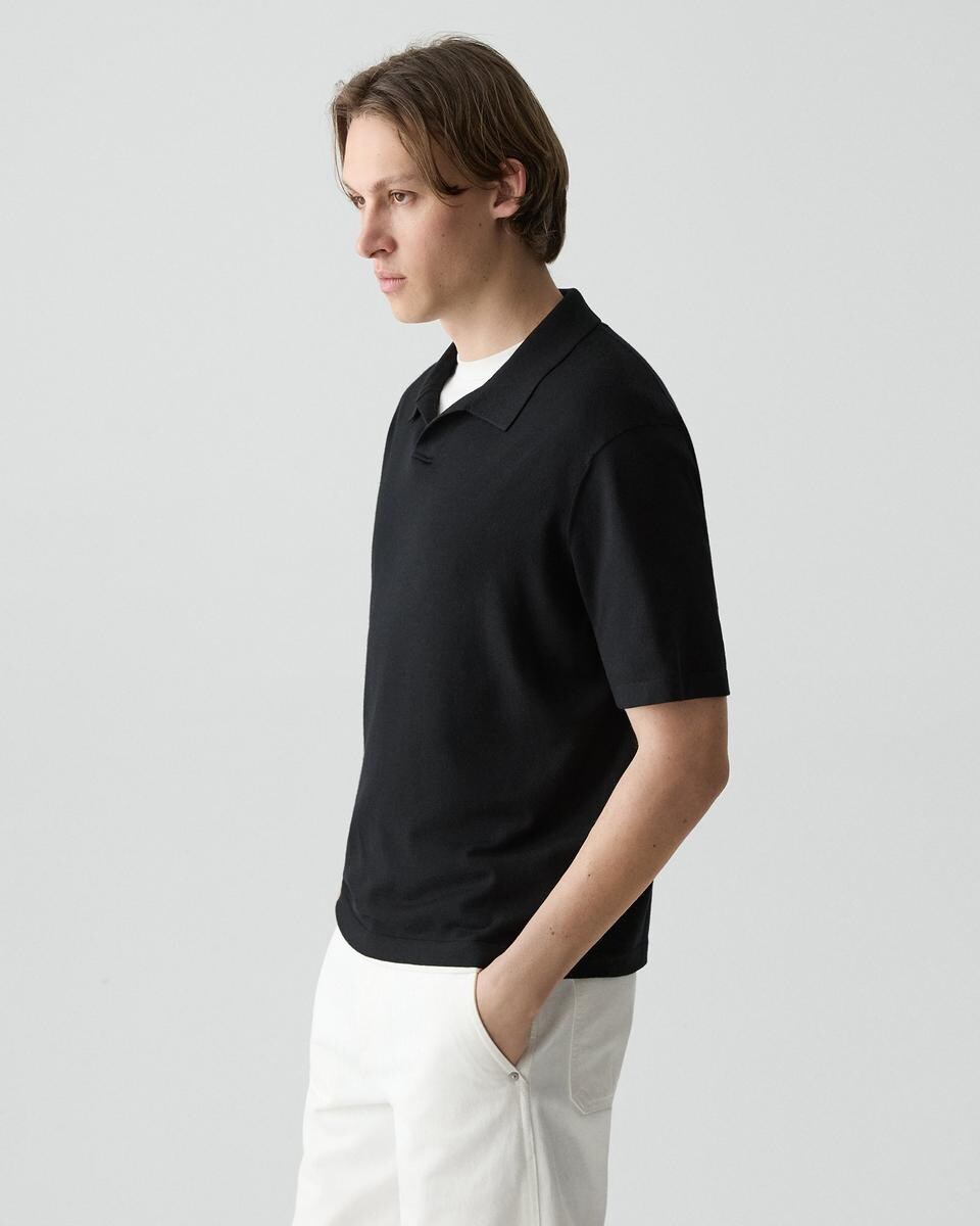 Relaxed Polo Shirt in Regal Wool