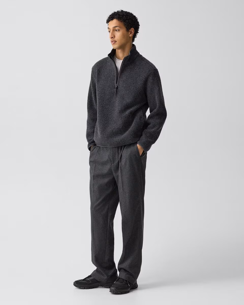 Quarter-Zip Sweatshirt in Dynamic Wool
